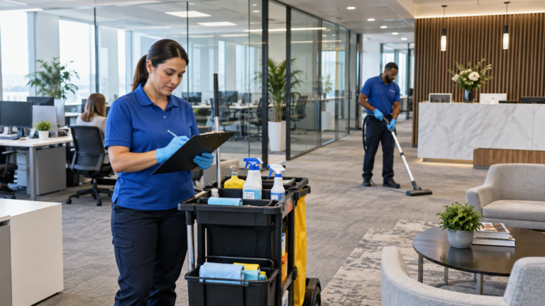Commercial Cleaning Checklist for Offices and Common Areas