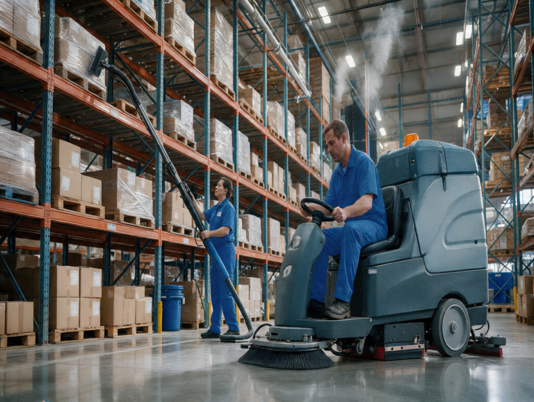 Warehouse cleaning